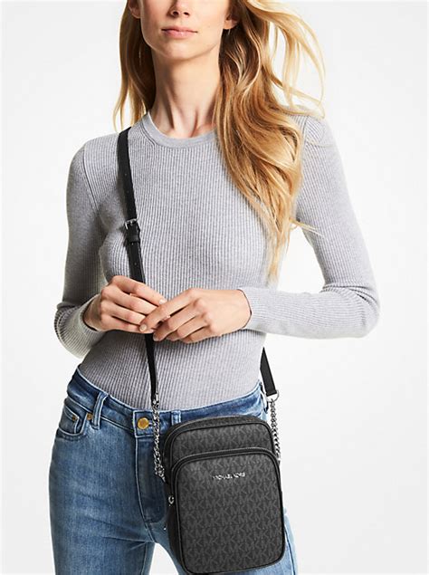 michael kors jet set travel smartphone|jet set travel medium logo smartphone crossbody bag .